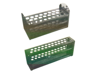 Suporte para tubos de ensaio em inox