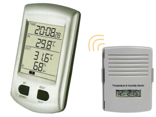 Termohigrômetro Wireless (com sensor remoto) – LSWH 0100