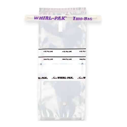 Saco estéril Nasco com tarja de identificação - Com tiossulfato de Sódio - 100 ml - B01040WA