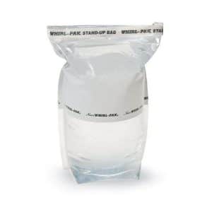 Saco estéril Nasco com tarja de identificação. Stand-up Bag - 710ml - B01401WA