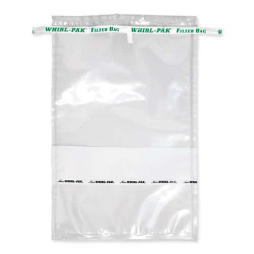Saco estéril Nasco com tarja de identificação. Com uma camada interna de filtro - 1627ml - B01318WA