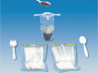 Colher estéril descartável para coleta de amostras - B01041WA