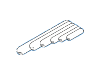 Barra Magnética lisa para produtos viscosos