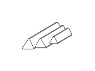 Barra Magnética triangular