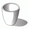 Cadinho de fusão forma alta