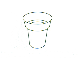 Caneca para Banho-maria em alumínio