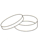 Cápsula cilíndrica em alumínio, com tampa