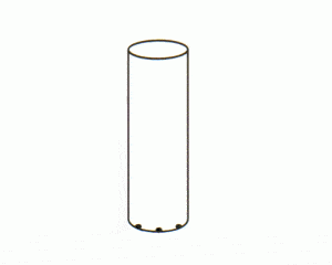 Cartucho para extração de Soxhlet