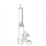 Ebuliômetro para determinação decimal de graduação alcoólica