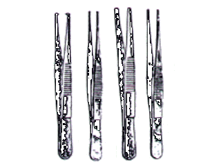 Pinça anatômica para dissecção