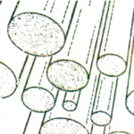 Tubos de vidro maciço (bastão), em varas de 1,5 metros