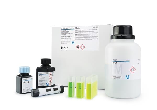Teste Cloro Livre e Total 0,010-6,00mg/l Cl2, 200 Testes, Spectroquant