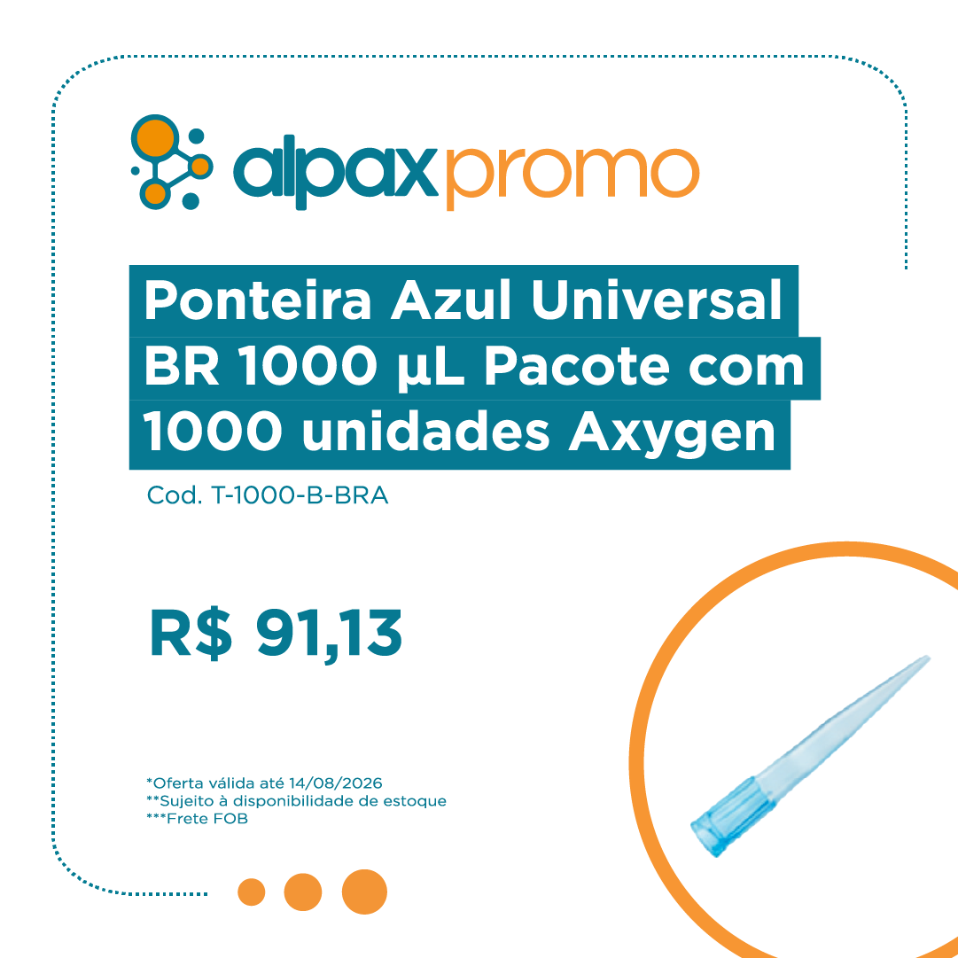 001-post-ponteira-azul-universal-br-1000µl-pacote-com-1000unidades-axygen