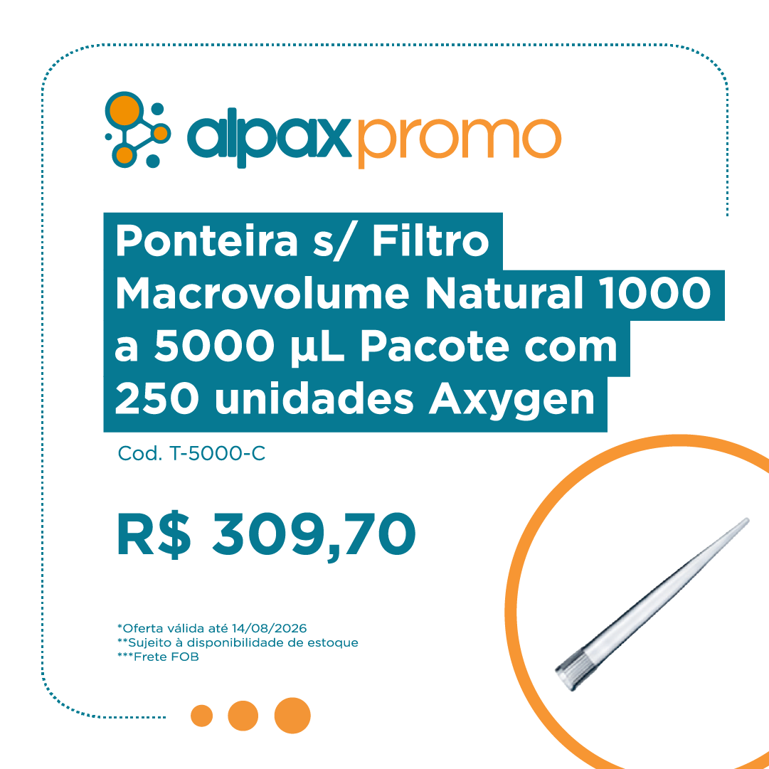 002-post-ponteira-sem-filtro-macrovolume-natural-1000-a-5000µl-pacote-com-250unidades-axygen
