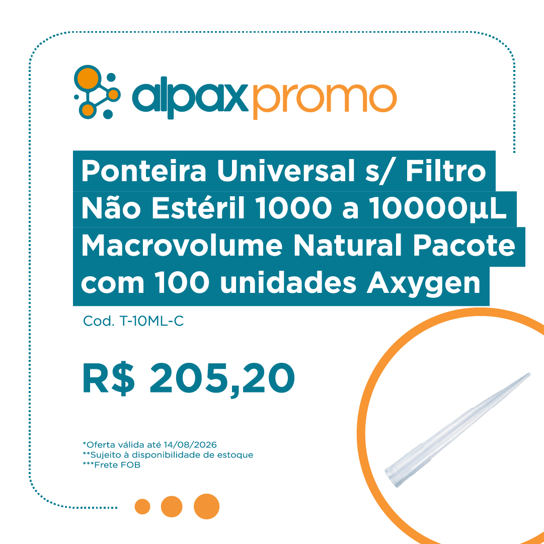 003-post-ponteira-universal-sem-filtro-não-esteril-1000-a-10000µl-macrovolume-natural-pacote-com-100