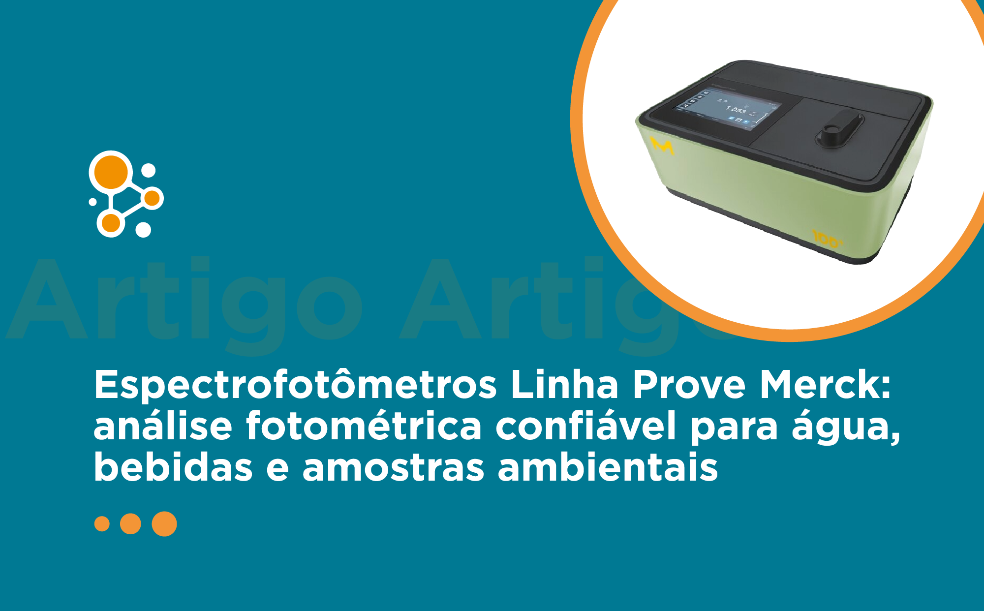 Espectrofotômetros Spectroquant Prove da Merck